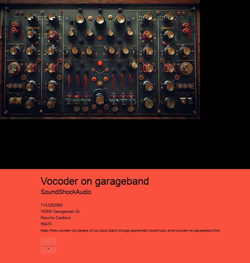 vocoder on garageband