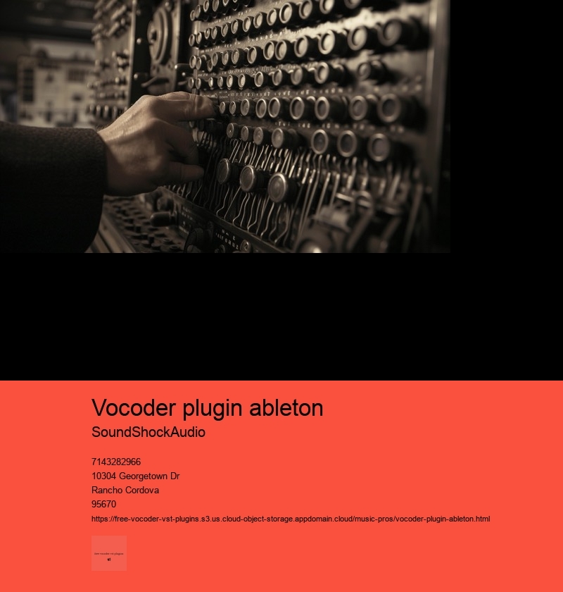 vocoder plugin ableton